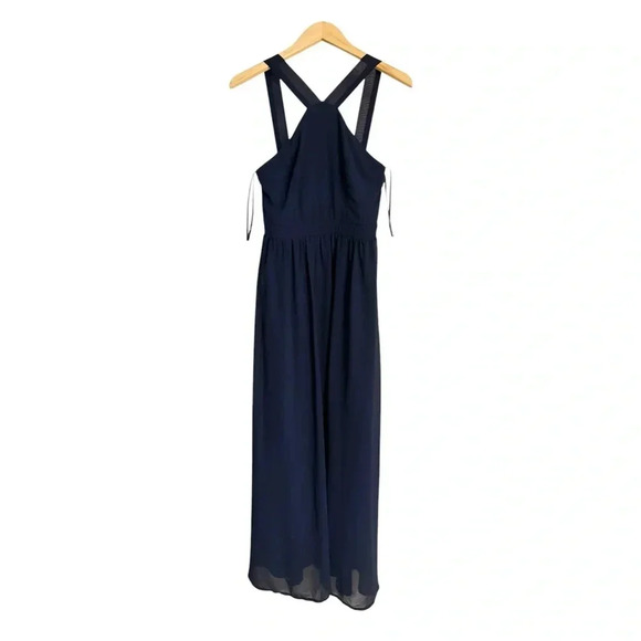 Lulus Air of Romance Navy Blue Maxi Dress (size Small) - Picture 2 of 14